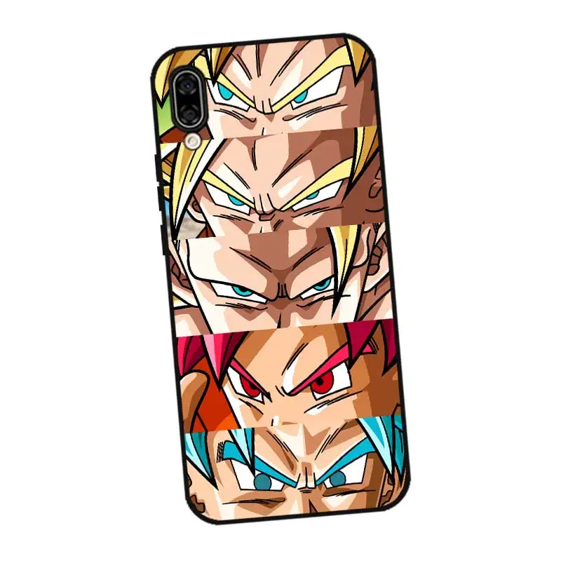 P058 Dragon Ball классный Черный силиконовый чехол для huawei Honor 8C 8X9 10 20i V10 V20 Note10 Max Lite Magic2 |