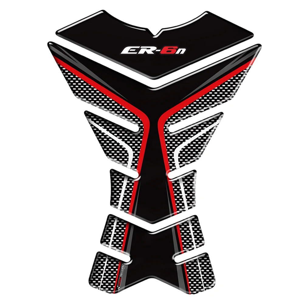 Для Kawasaki ER6N ER-6N Tankpad 3D Carbon-look Мотоциклетный Бак накладка Защитная Наклейка