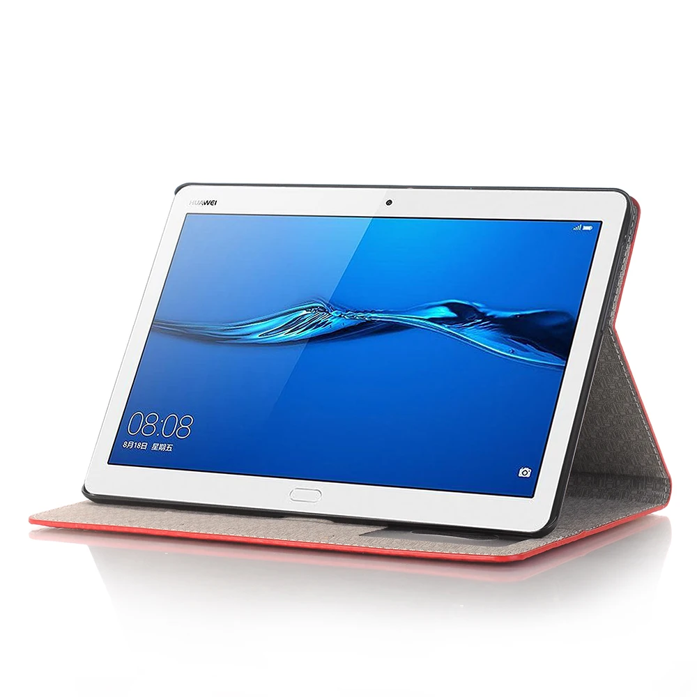 Крокодиловый магнит умный чехол подставка кожаный для Huawei MediaPad T3 10 AGS-W09 AGS-L09 +