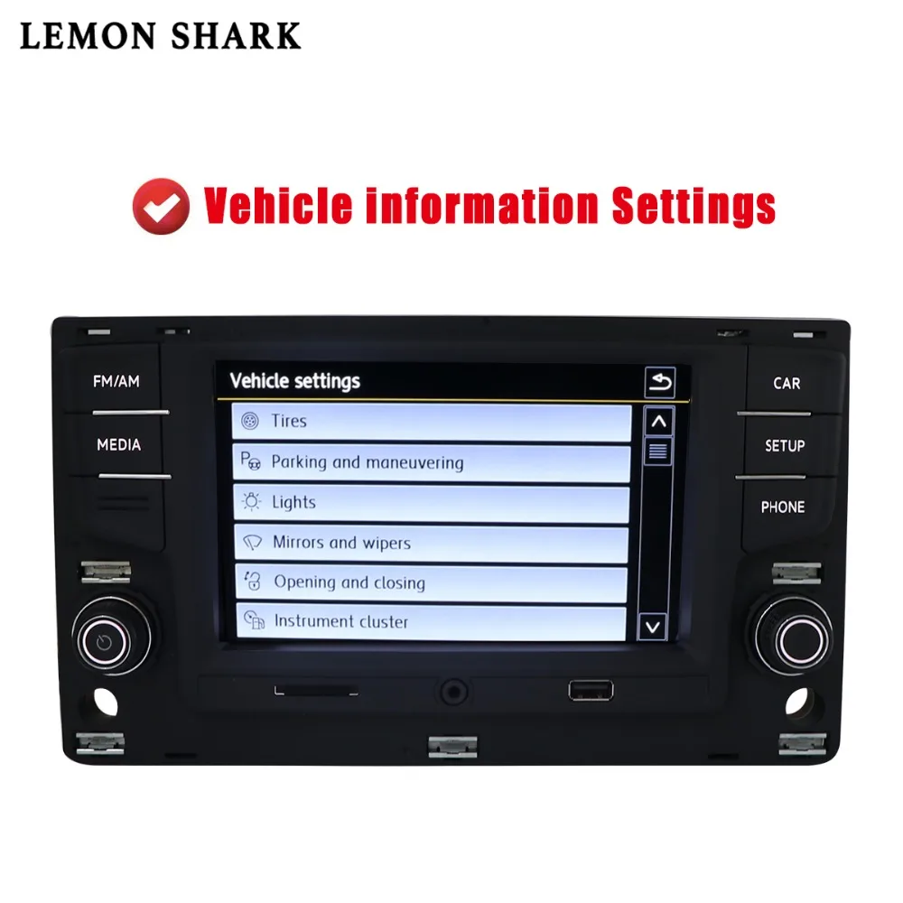 6,5 MIB MQB Автомобильная Радио Carplay mirrorlink Bluetooth OPS камера заднего вида для VW Golf 7 MK7 seven Passat B8 5GD 035 280B