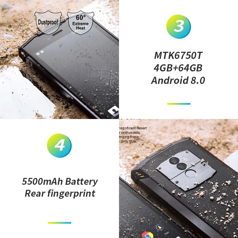 DOOGEE S55 прочный телефон 5 дюймов 18:9 IP68 из непромокаемой ткани пылезащитный
