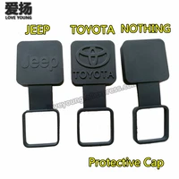 high quality black rubber trailer hitch receiver cover universal receiver plug tube capprotective cover