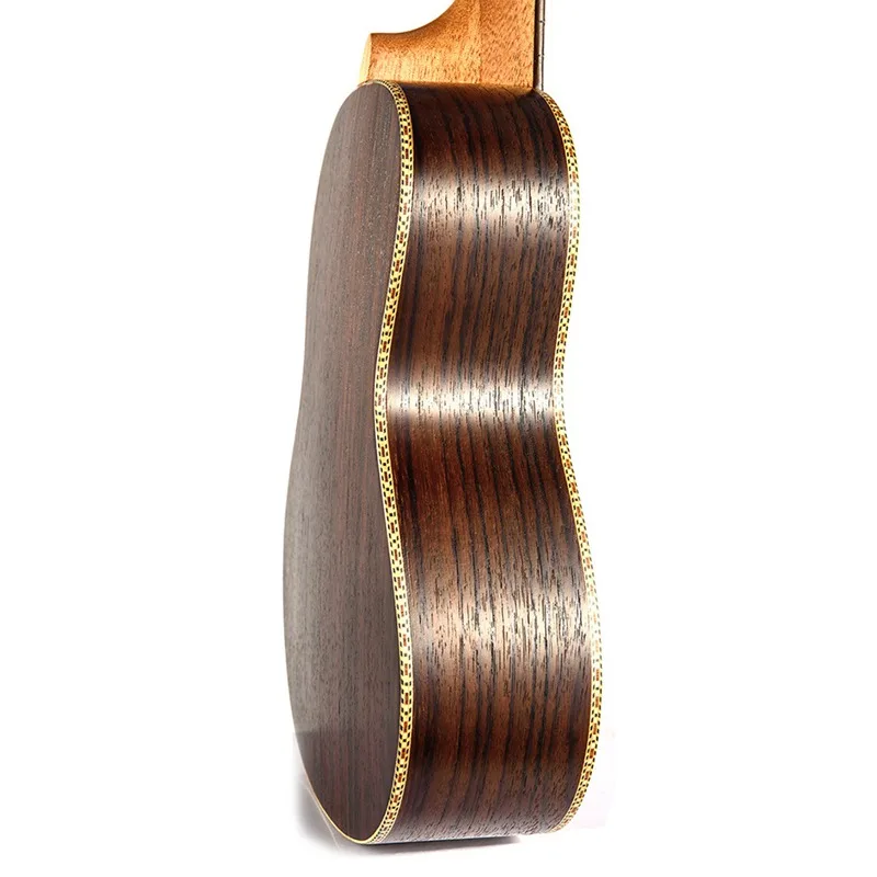 Сопрано концертный укулеле 23 дюймов палисандр с 4 струнами мини Гавайская гитара