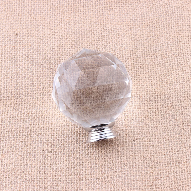 60 мм * 70 двойная открытая дверная ручка для ванной с обеих сторон Хрустальная