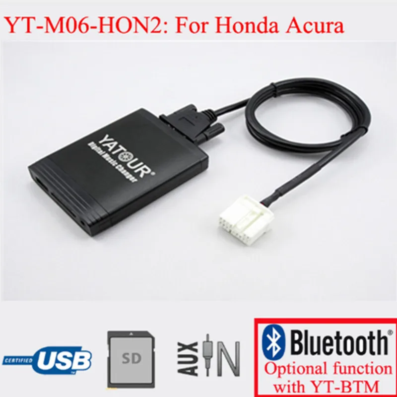 Yatour для Honda Acura 2004 2011 Accord Civic CRV элемент со стандартным кабелем навигации радио