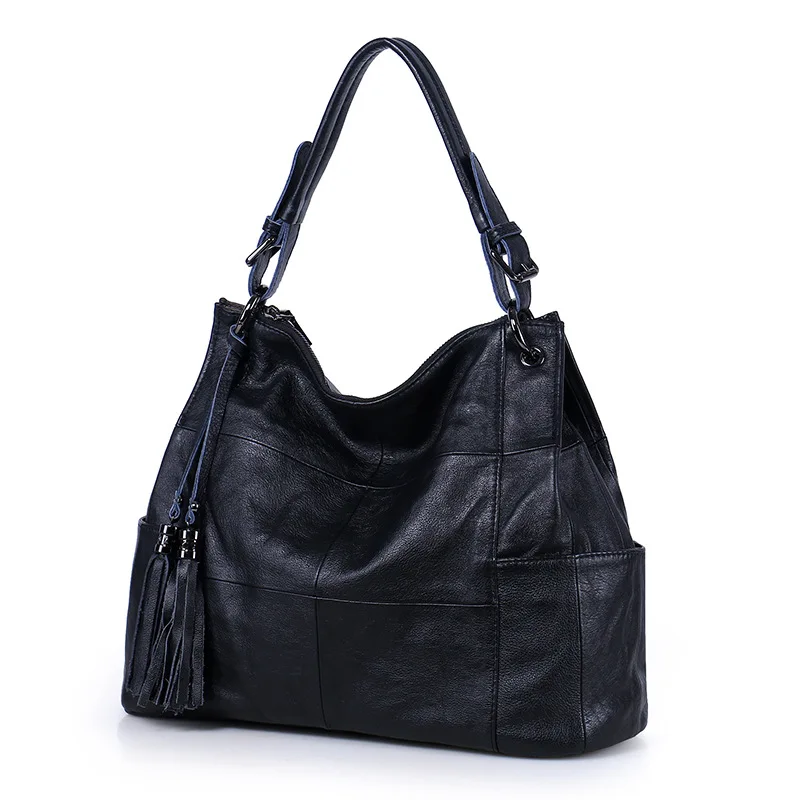Сумка тоут meshoul из натуральной кожи женские сумки повседневные с кисточкой и
