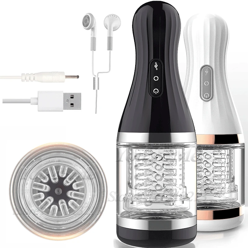 Мужской мастурбатор с зарядкой от USB 7 скоростей|sex toys|sex toys foradult sex |