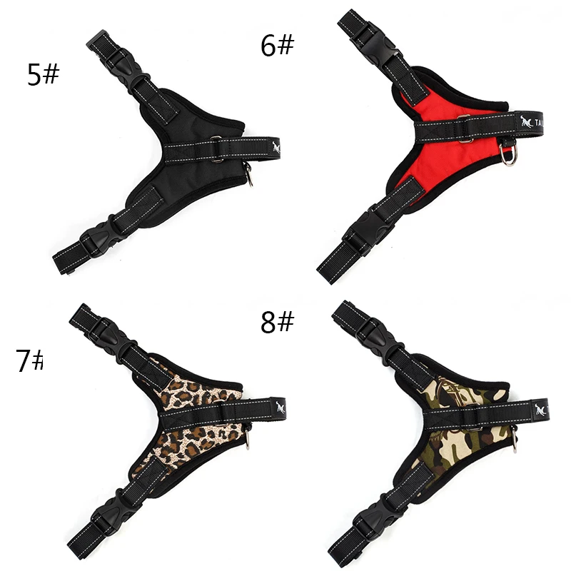 Регулируемая шлейка седло для собак нагрудный жилет больших полицейский поводок