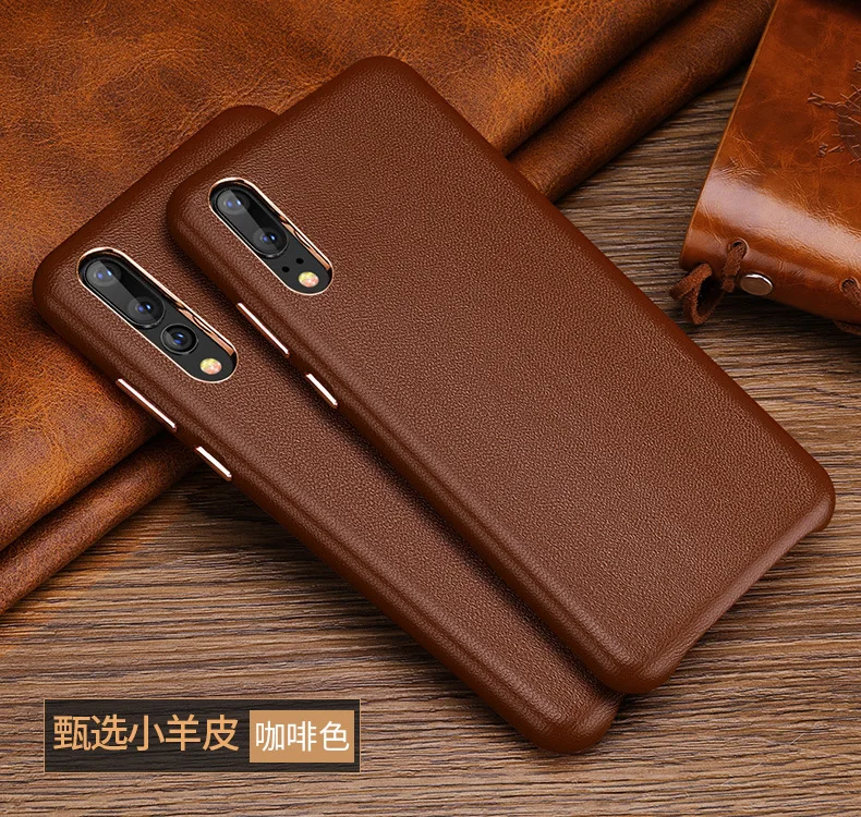 Для huawei P20, бренд, Настоящая Натуральная Детская кожа, чехол на заднюю панель, чехол для телефона из овчины, сумки из овечьей кожи для huawei P20 Pro