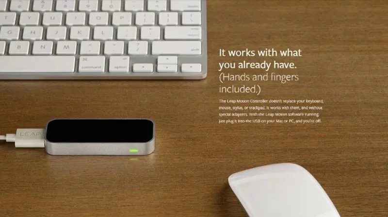 Соматосенсорный 3D контроллер Leap Motion для ПК или MAC