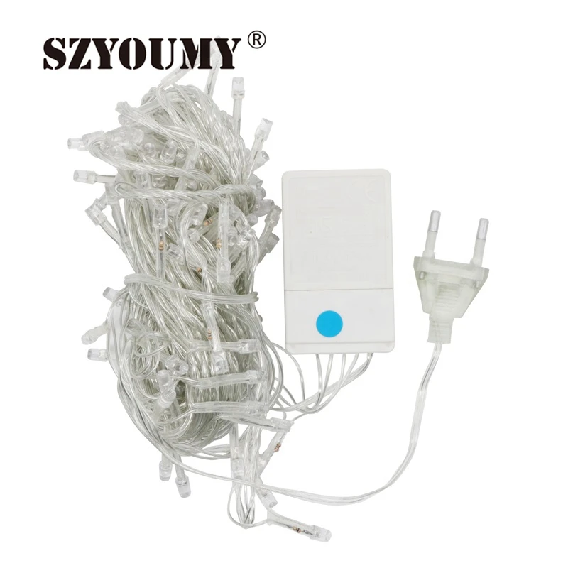 

SZYOUMY LED string lights 10M/100LEDs LED string lights 7 color LED light Christmas Fairy Party Deco String Lights
