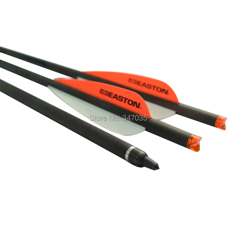 Болты из углеродного арбалета Easton Vane 20 дюймов прямые стрелы +/ 0 001 дюйма для лука