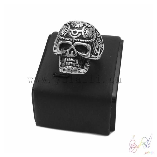 Yulaili модное кольцо с черепом 361L из нержавеющей стали|stainless steel ring|skull ringsteel ring |