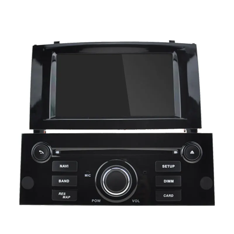 black TOPBSNA Android 9,0 автомобильный dvd-плеер для peugeot 407 2004-2010 wifi автомобильный мультимедийный плеер 1 Din gps Navi Радио автомобильный стерео - Цвет: black