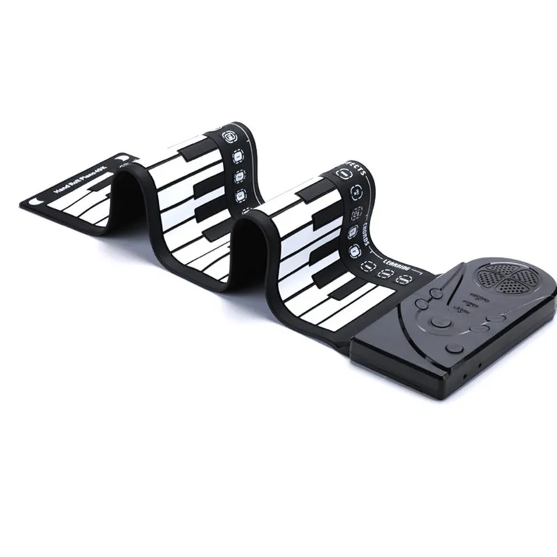 49 ключ Динамик рук ролл электронная Фортепиано Портативный складной Электронная