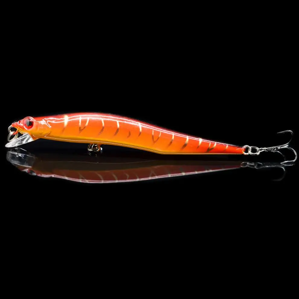 6pcs/lot 11.5cm 10g Wobbler Artificial Bait Minnow Fishing Lure Laser Hard with 3D Eyes Triple Hook | Спорт и развлечения