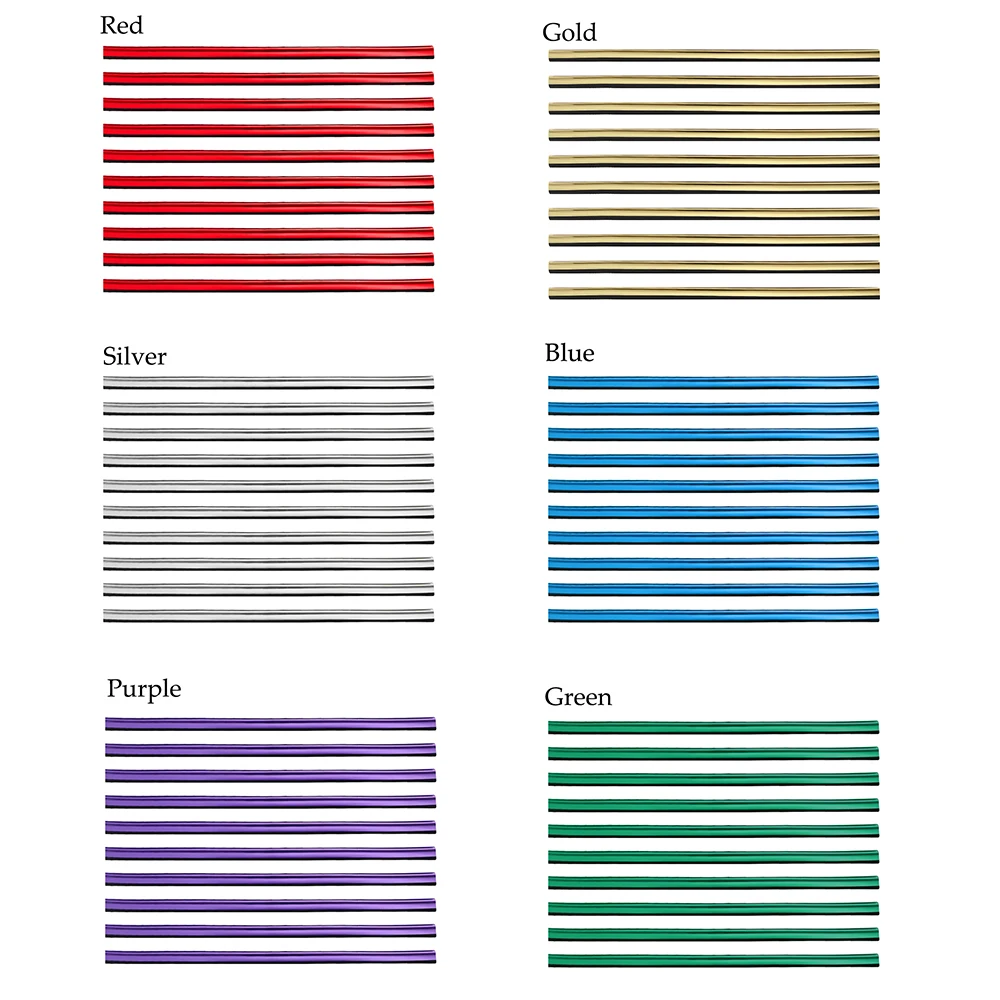 10 шт. хромированный Стайлинг формовка кондиционер Выходная решетка украшение