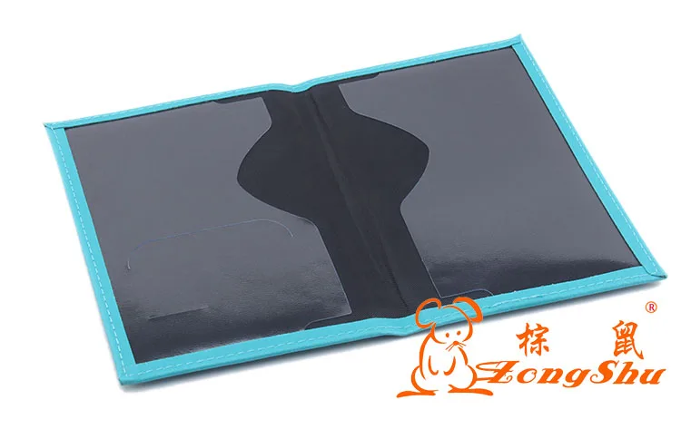 Чехол на молнии для паспорта из искусственной кожи Обложка загранпаспорта чехол