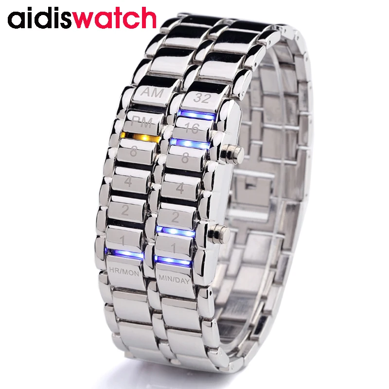 Addies Новый светодиодный дисплей светящиеся спортивные часы Deluxe роскошные