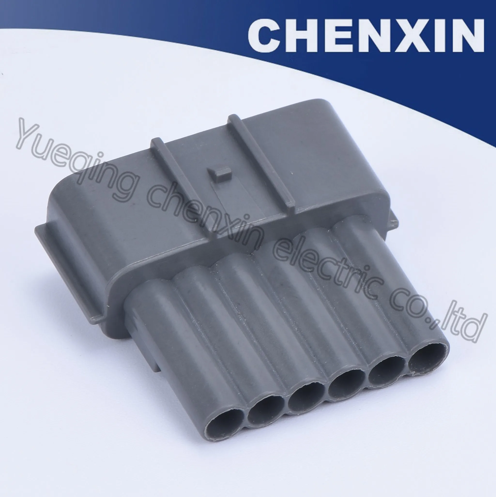 Серый 6 контактный автомобильный водонепроницаемый разъем Штекер 1*6 катушки