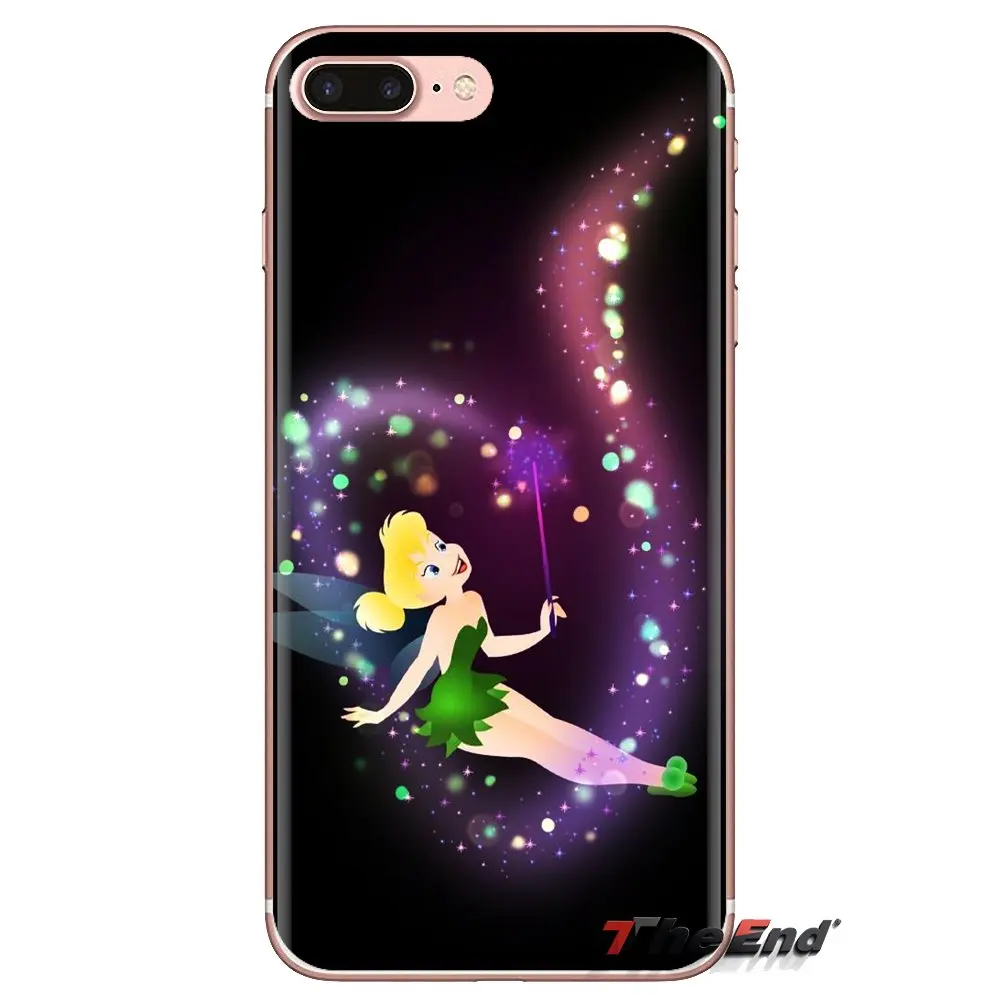 Силиконовые чехлы для Samsung Galaxy S3 S4 S5 Mini S6 S7 Edge S8 S9 S10 Plus Note 3 4 5 8 9 Tinkerbell Сказочный