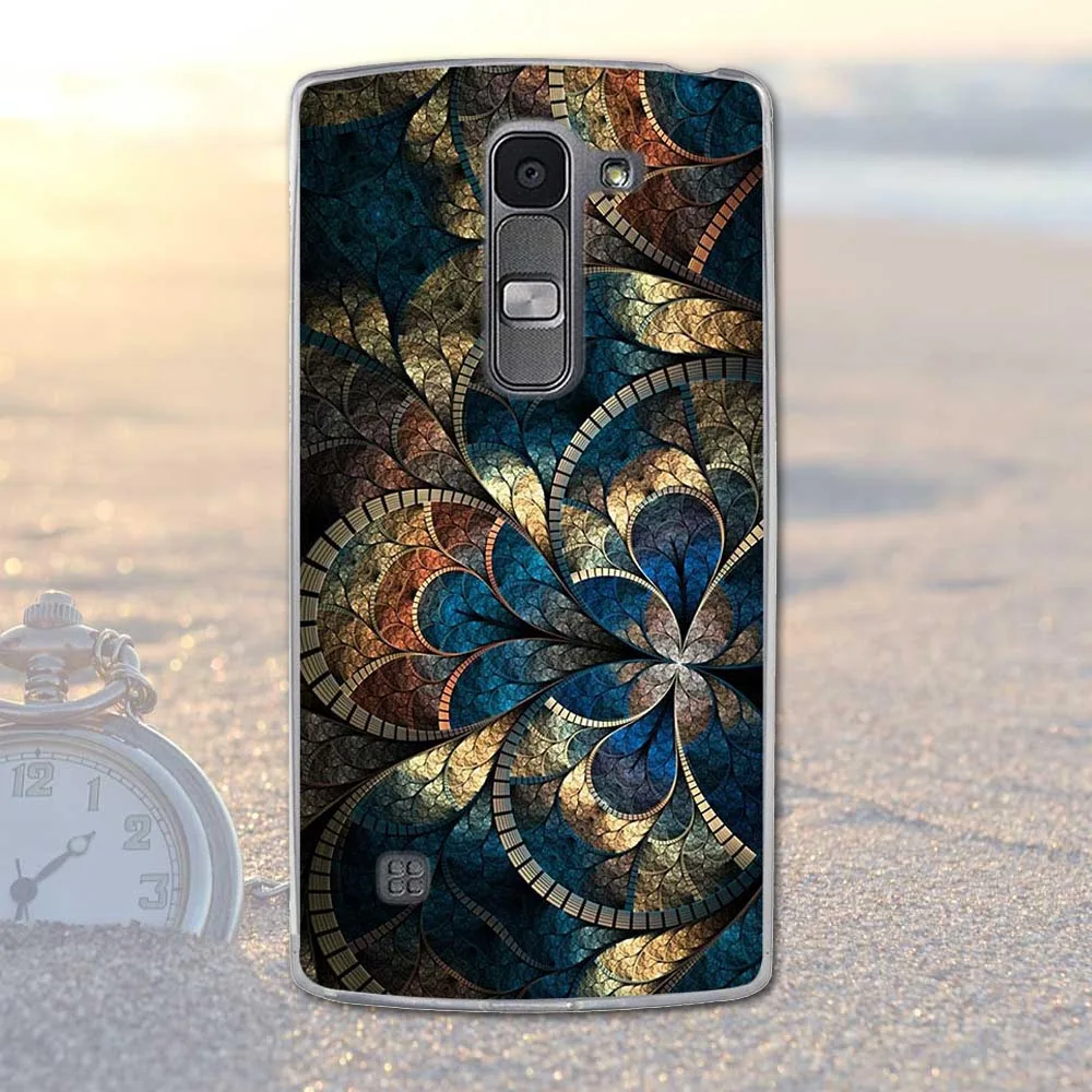 Чехол для телефона Fundas, чехол для LG Spirit 4G LTE H440Y H422 H440N H420, мягкий ТПУ чехол для телефона с изображением цветов и животных для LG Spirit - Цвет: 18