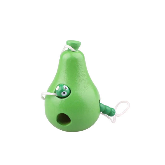 Wooden Education Baby Fruit Toys Selling Learning Thread Start Work Children Kids Bite Colorful Developmental Worm Eat Plaything | Игрушки и