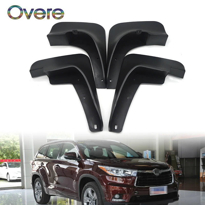 

OVERE Car Front Rear Mudguards For Toyota Highlander Kluger 2008 2009 2010 Pre-facelift Car-styling Mudflaps Accessories Fenders