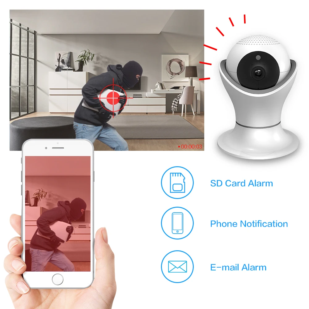 Беспроводная IP камера SDETER 1080P 2 МП Wi Fi 1080P|baby monitor 1080p|wireless ipsecurity cctv |