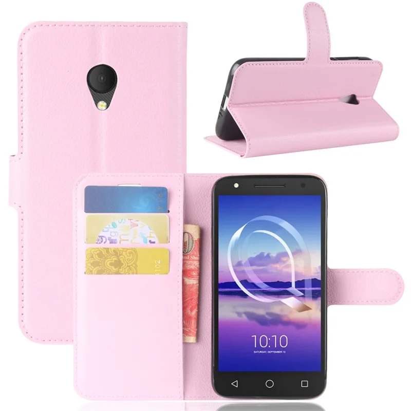 Чехол для Alcatel U5 HD с откидной крышкой 5 0 дюйма искусственная кожа кошелек полная
