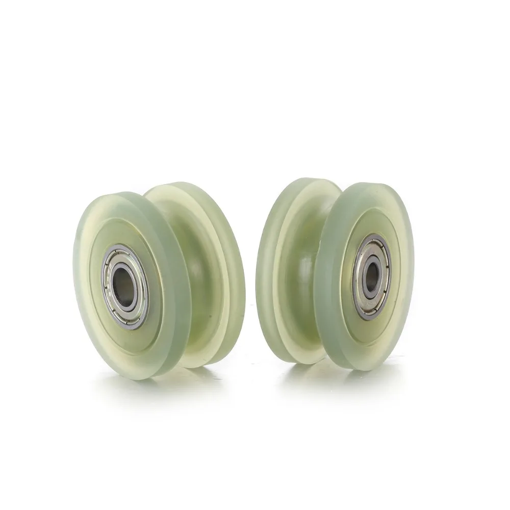 Лидер продаж универсальный 1/2 шт. П образный резиновый шкив подшипника