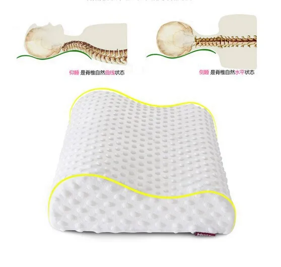 

Neck Pillow Fiber Slow Rebound Memory Foam Pillow 50*30CM Cervical Health Care Free Shipping