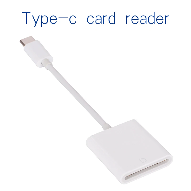 Портативный USB Type C USB-C для устройства чтения sd-карт Кабель-адаптер Macbook телефона