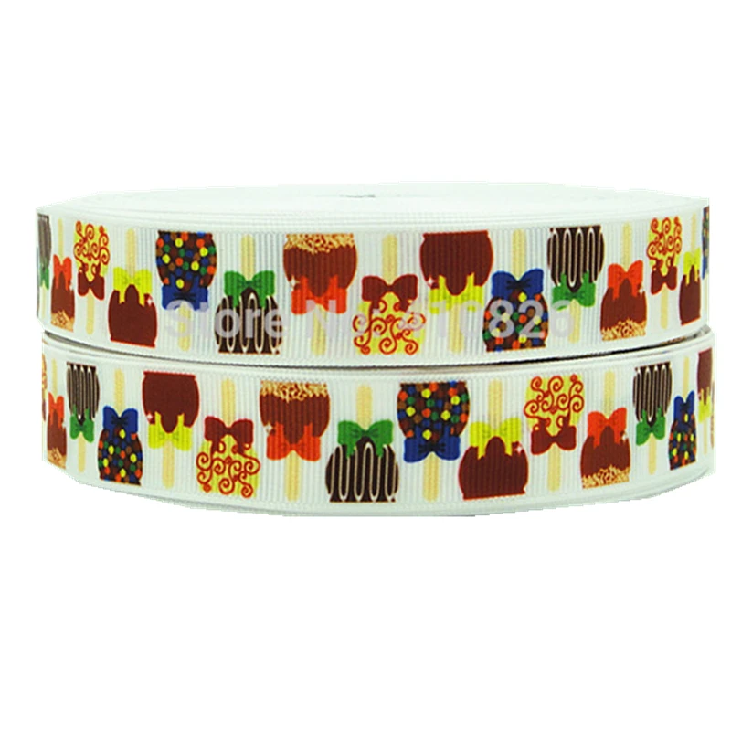 

Q&N ribbon 7/8inch 22mm 140917026 Sweet Cartoon Headbow Printed Grosgrain Ribbon Webbing 50yards/roll for Headband