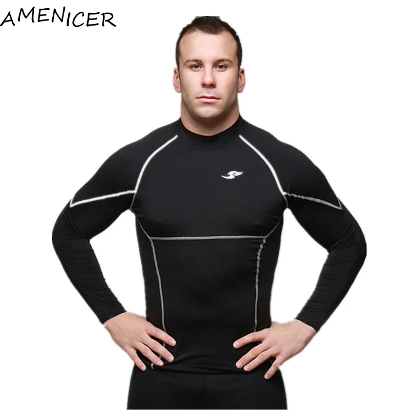 2016 Лето Марка Мужская Повседневная О-Образным Вырезом Футболки С Длинным Рукавом