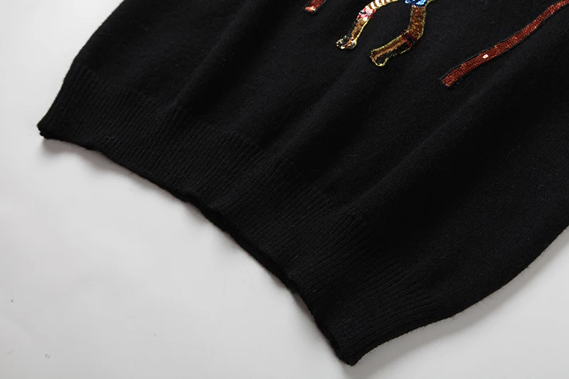 Новинка 2018 осенне-зимний женский свитер модный дизайнерский с цветком тюльпана и