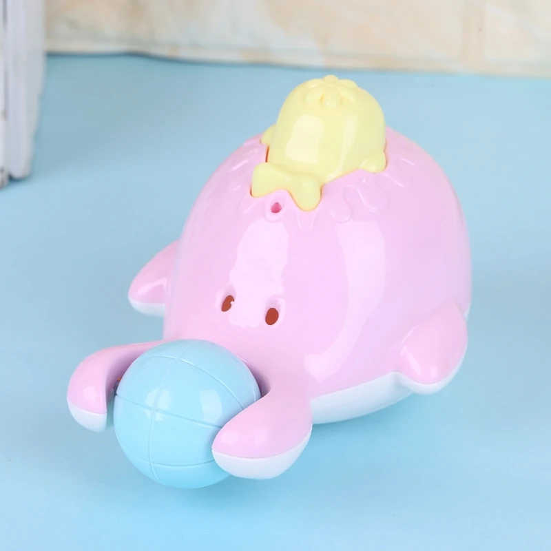 Новый милый КИТ Dolphin распылитель для душа игрушка ванной звучащая Debbling детская