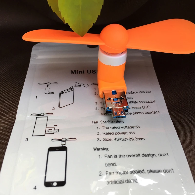 Мини USB Type C освещение мобильный телефон вентилятор гаджет гибкий крутой рука