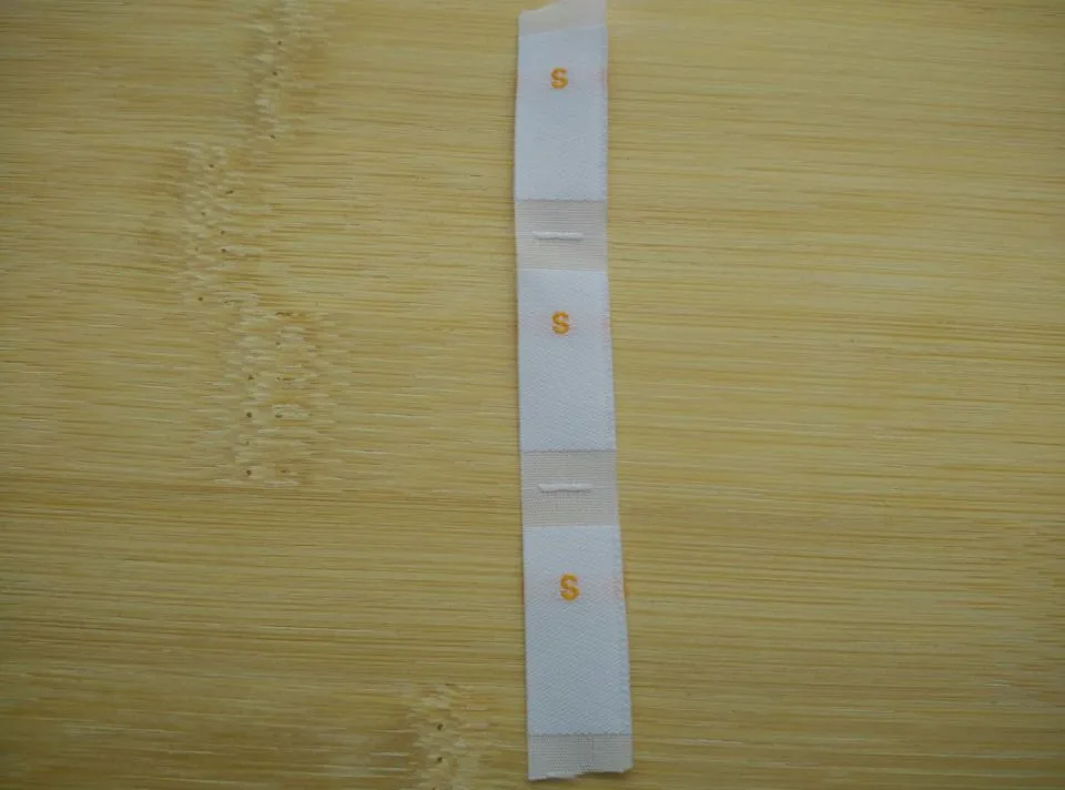 100 шт. Дамасские этикетки для рубашки/платья размеры XS S M L XL 28 30 32 34 36 38 | Дом и сад