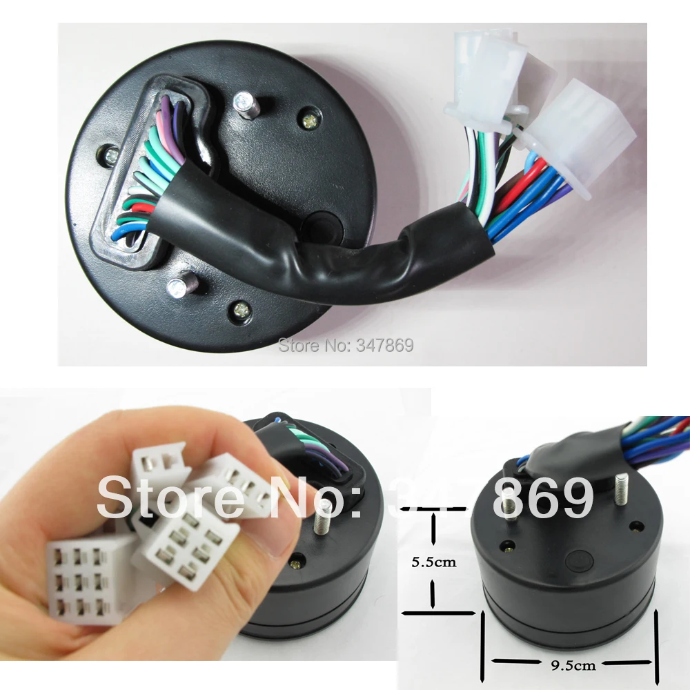 12000 RMP kmh/mph LCD Digital Odometer Speedometer Tachometer Gear indicator Motorcycle Motor Dirt Bike Scooter Golf Carts ATV | Автомобили