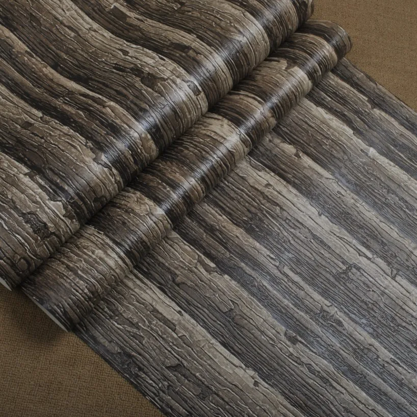 Винтажная настенная бумага s Кофейня Ресторан виниловая бревна 3D фоновая