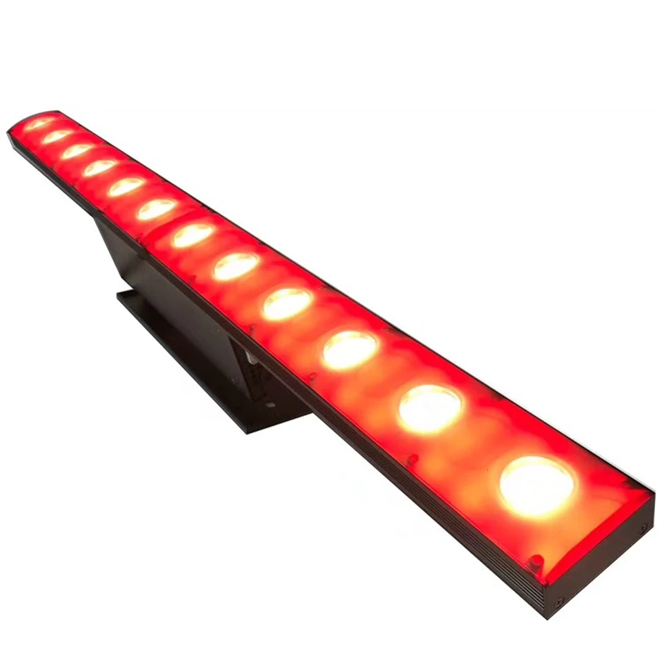 Светодиодный луч и стирка 2в1 светодиодный светильник 12x5 Вт RGB 3в1 теплый белый 72 шт. RGB 3в1 SMD 5050 Светодиодный дежурное освещение DMX dj disco