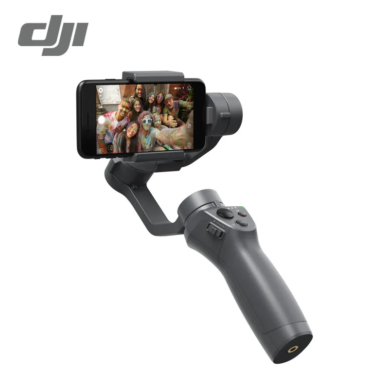 DJI Osmo мобильный 2 ручной Gimbal 3 осевой стабилизатор для телефона iPhone 8X Samsung Huawei Xiaomi