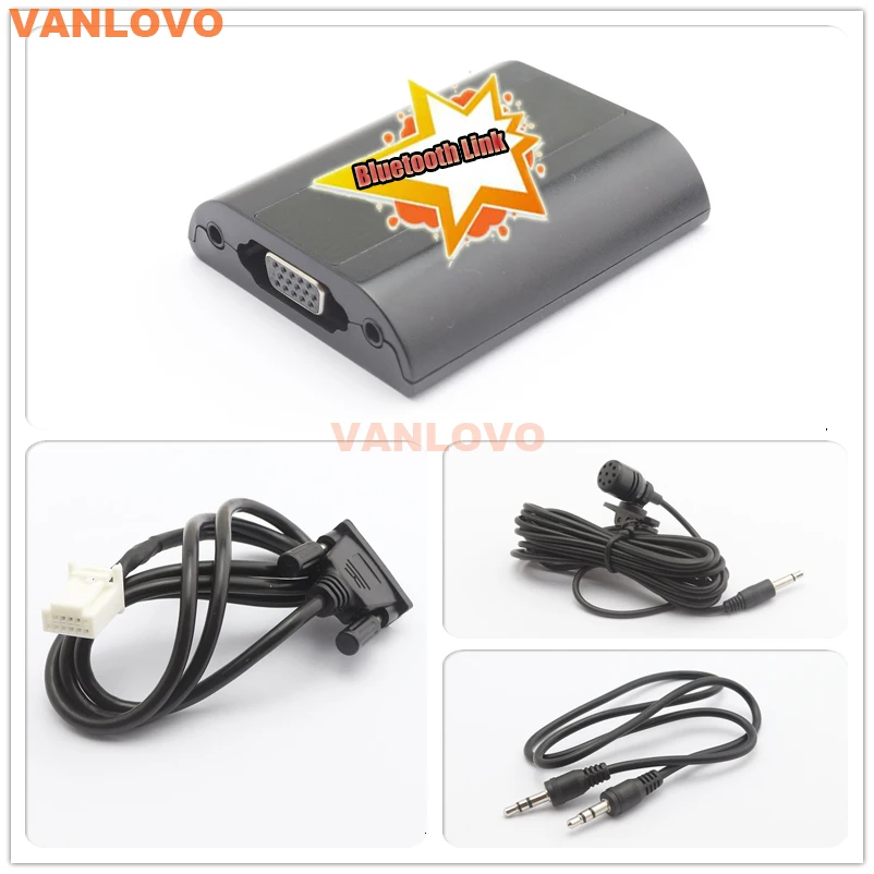 Автомобильный комплект с Bluetooth соединением разъемом Aux для TOYOTA Corolla Camry Avensis Hiace high