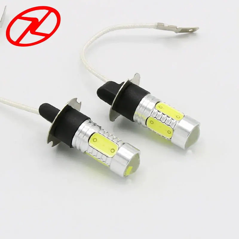 2 шт. H3 LED 7 5 Вт COB противотуманная фара Лампа дневного времени ходовой свет DC 12 В
