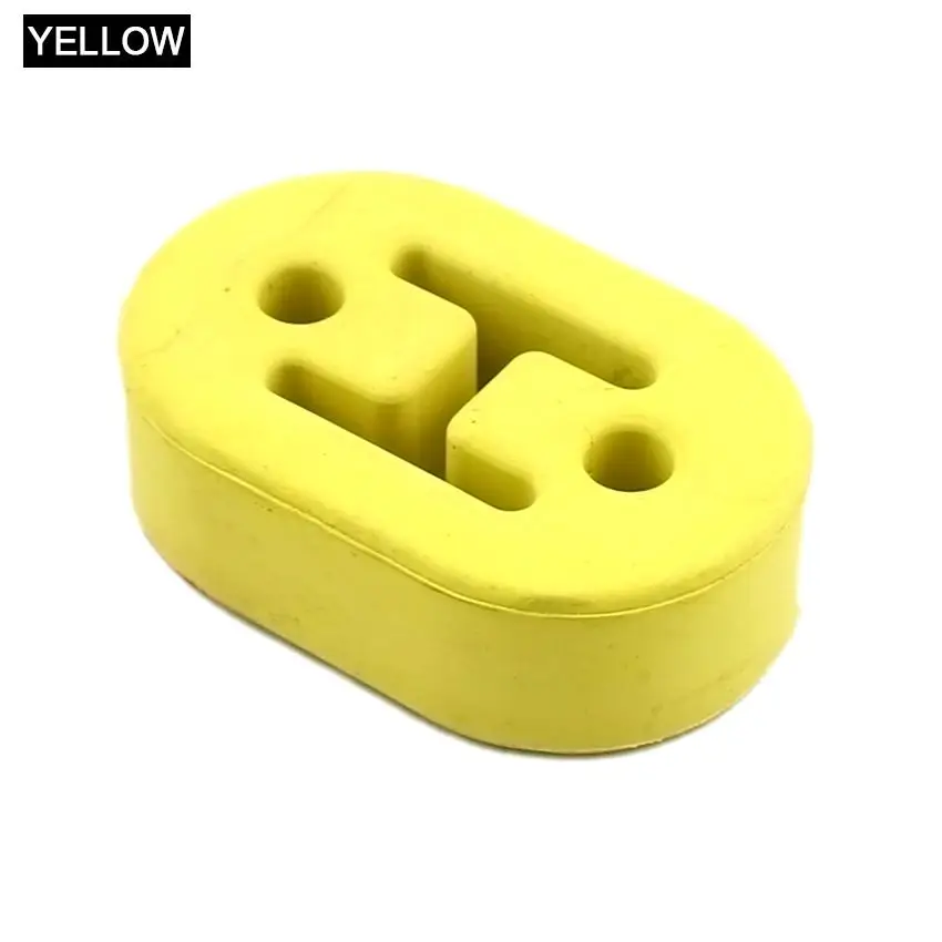 Универсальный 2 отверстия выхлопной трубы крепление автомобиля резиновый