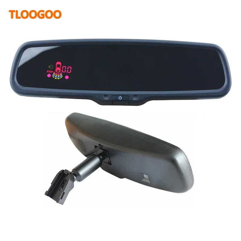 Монитор для зеркала заднего вида OEM с 4 датчиками парковки со специальным