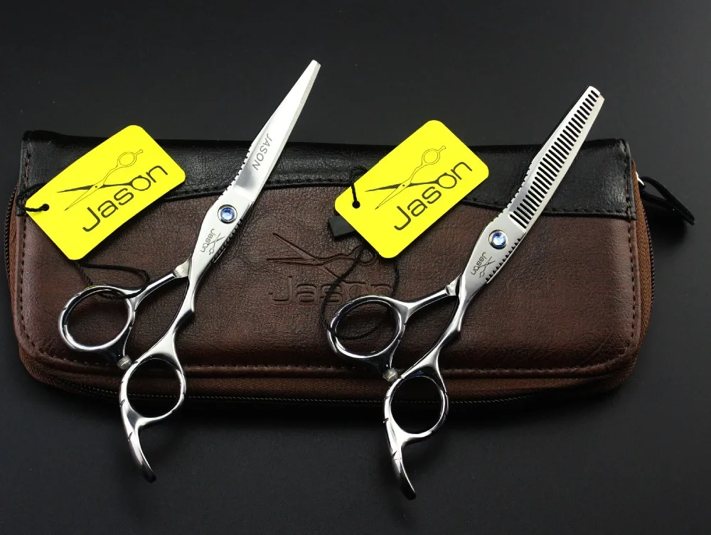 6 дюймов бренд Джейсон Высший сорт Парикмахерские ножницы JP 440C режущие