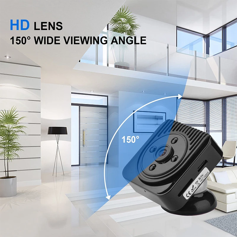 Wifi IP мини камера беспроводная HD 1080 P инфракрасные записывающие микрокамеры IR