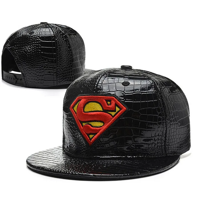 Новые брендовые кожаные бейсболки в стиле Супермена aux унисекс|superman caps for men|superman